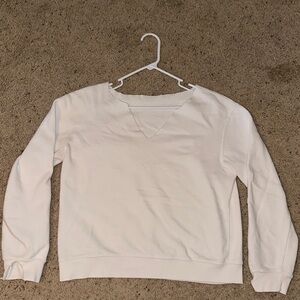 White Sweatshirt cutoff